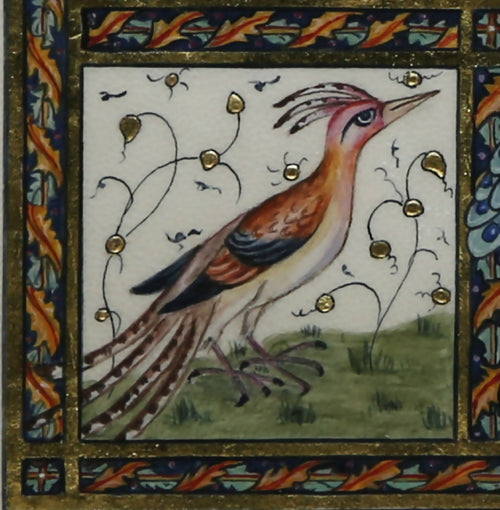 Enluminure Carré d'oiseaux | EMPREINTES Paris - EMPREINTES Paris