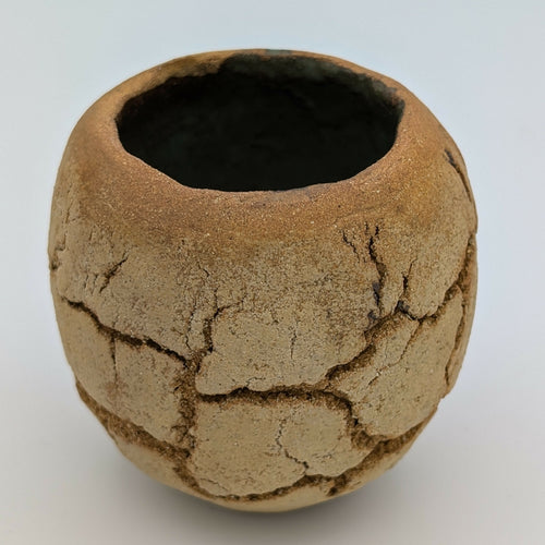 Sculpture Terre craquelée - grès roux 05 | EMPREINTES Paris - EMPREINTES Paris