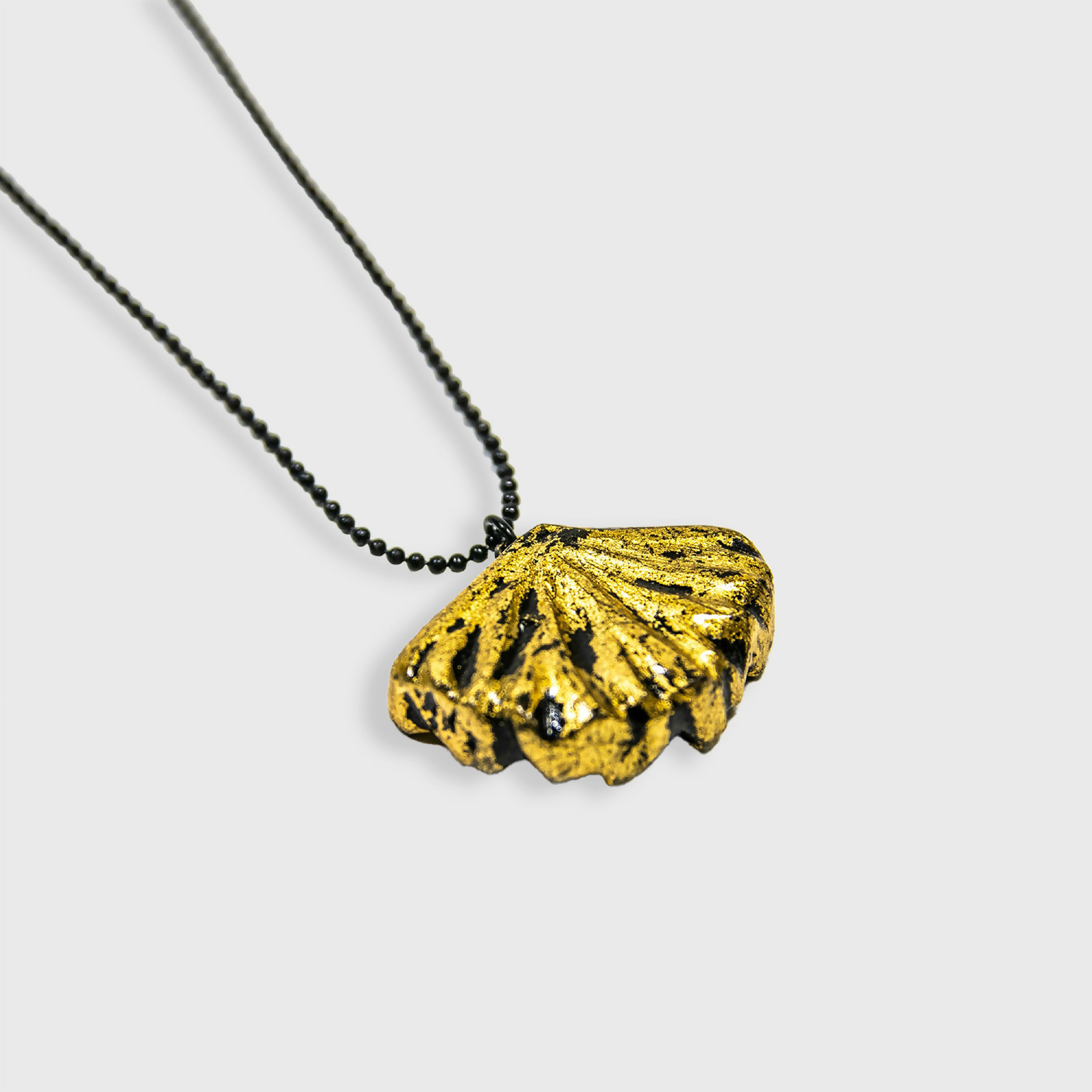 Collier KIN-KURO-HANA-GINKO - charcoal copie | EMPREINTES Paris