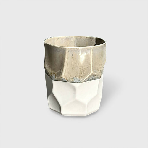 verre_facette_en_porcelaine_blanc_et_gris_cristallise_adrien_jarrige copie | EMPREINTES Paris - EMPREINTES Paris