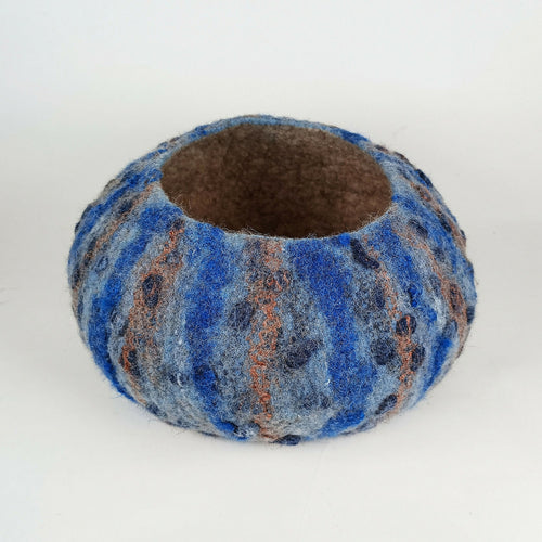 vide_poche_oursin_bleu_et_cuivre_en_feutre_de_laine_atelier_lanzetta copie | EMPREINTES Paris - EMPREINTES Paris