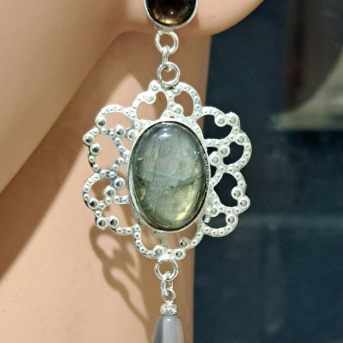 boucles_doreilles_en_argent_labradorite_et_agate_grise_thierry_dhaine copie | EMPREINTES Paris - EMPREINTES Paris