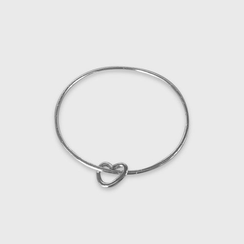bracelet_jonc_en_argent_massif_martele_et_sa_breloque_coeur_artyssia copie | EMPREINTES Paris - EMPREINTES Paris