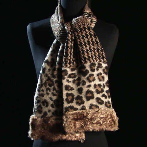 Écharpe hivernale - Panthère | EMPREINTES Paris - EMPREINTES Paris