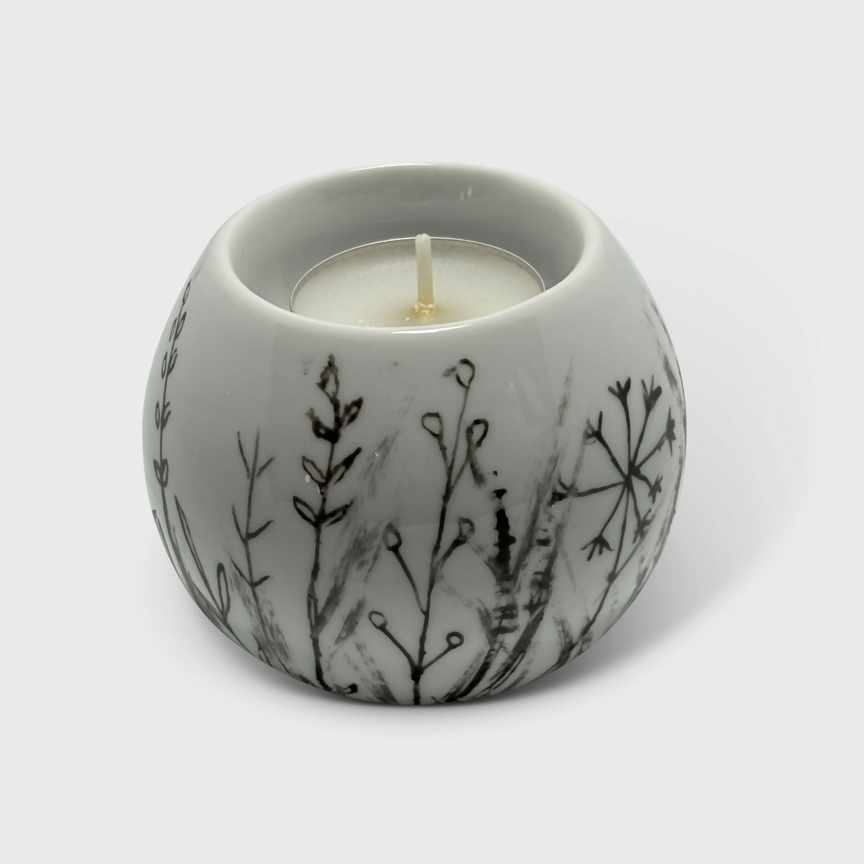 Bougeoir boule HERBES ET FLEURS CHAMPETRES | EMPREINTES Paris