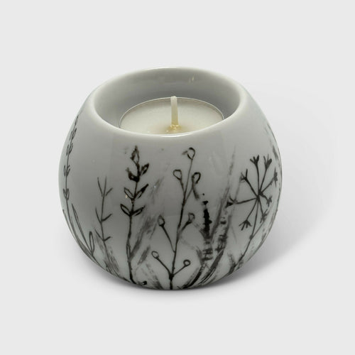 Bougeoir boule HERBES ET FLEURS CHAMPETRES | EMPREINTES Paris - EMPREINTES Paris