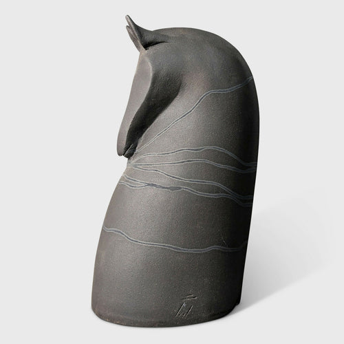 Sculpture Tête Cheval Noir | EMPREINTES Paris - EMPREINTES Paris