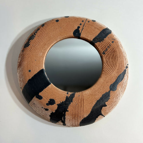 Miroir Terracotta , email calligraphique - Taille L | EMPREINTES Paris - EMPREINTES Paris