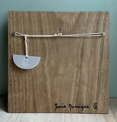 tableau_bois_mosaique_cupules_guislaine_carrier copie | EMPREINTES Paris - EMPREINTES Paris