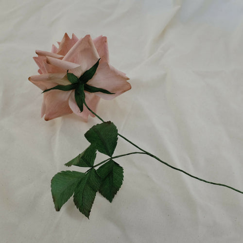 Rose en papier (couleur vieux rose) | EMPREINTES Paris - EMPREINTES Paris