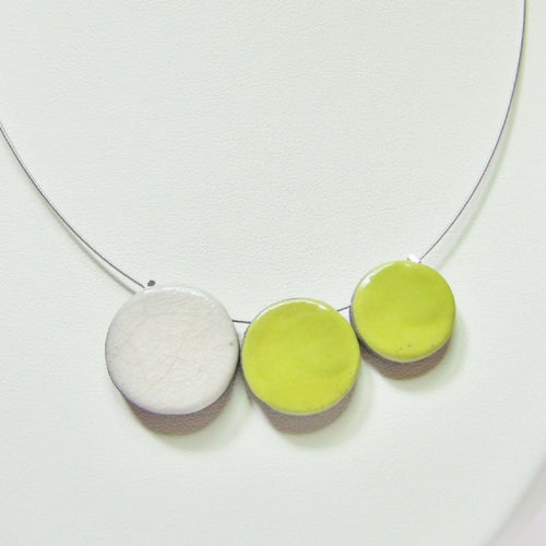 Collier Trio Plat vert | EMPREINTES Paris - EMPREINTES Paris