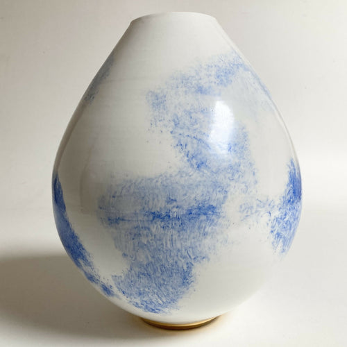 Vase Sérénité bleu Or | EMPREINTES Paris - EMPREINTES Paris