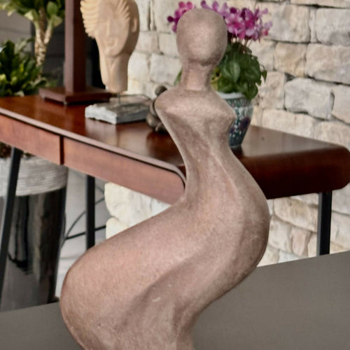 Figurine 5 en pierre calcaire de l'île de Ré, patiné bronze cuivré | EMPREINTES Paris - EMPREINTES Paris