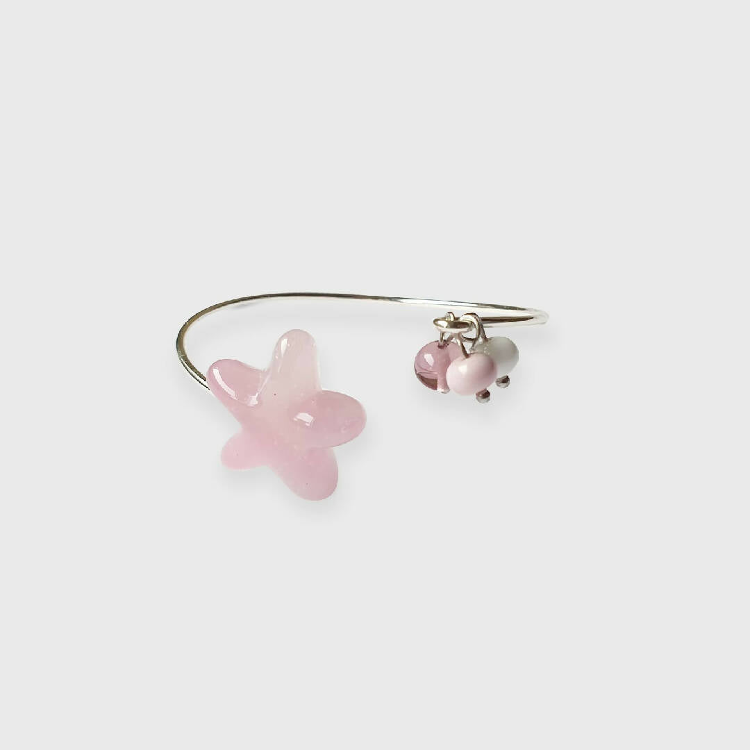 Bracelet jonc Etoile rose pâle | EMPREINTES Paris