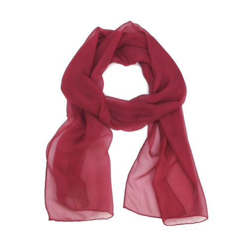 Écharpe 180 unie rouge framboise | EMPREINTES Paris - EMPREINTES Paris