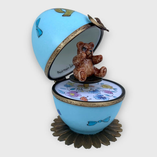 Œuf musical ourson bleu | EMPREINTES Paris - EMPREINTES Paris