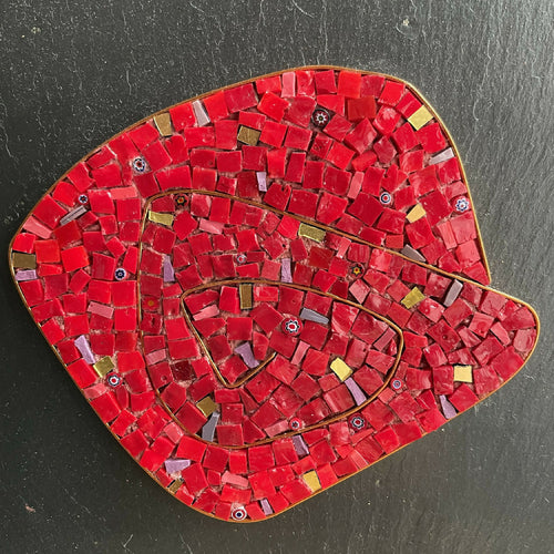 tableau_mosaique_rouge_sur_ardoise_musea_mosaique copie | EMPREINTES Paris - EMPREINTES Paris