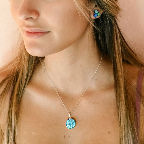 Pendentif Etincelle bleu | EMPREINTES Paris - EMPREINTES Paris