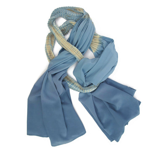 Écharpe Plissée Longue Crêpe de Soie PLICACREPE 016 | EMPREINTES Paris - EMPREINTES Paris