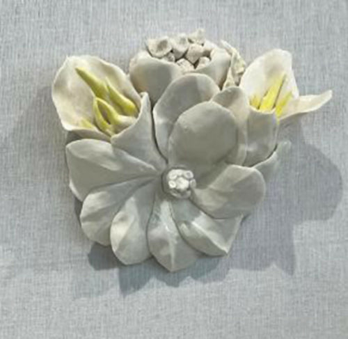 Composition murale en porcelaine - florale | EMPREINTES Paris - EMPREINTES Paris