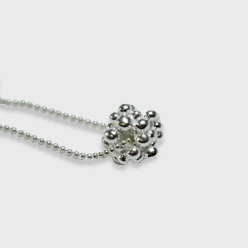 Collier en argent massif, pendentif bulle de taille moyenne | EMPREINTES Paris - EMPREINTES Paris