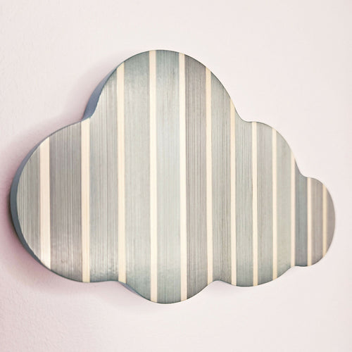 Série Mini Pop - Nuage rayures vert sauge et blanc | EMPREINTES Paris - EMPREINTES Paris