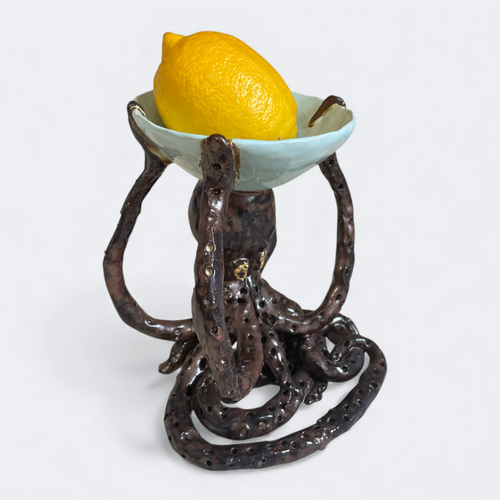 Coupe au poulpe caryatide bronze | EMPREINTES Paris - EMPREINTES Paris