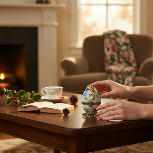 Boite à musique de Noël chaussette de la cheminée | EMPREINTES Paris - EMPREINTES Paris