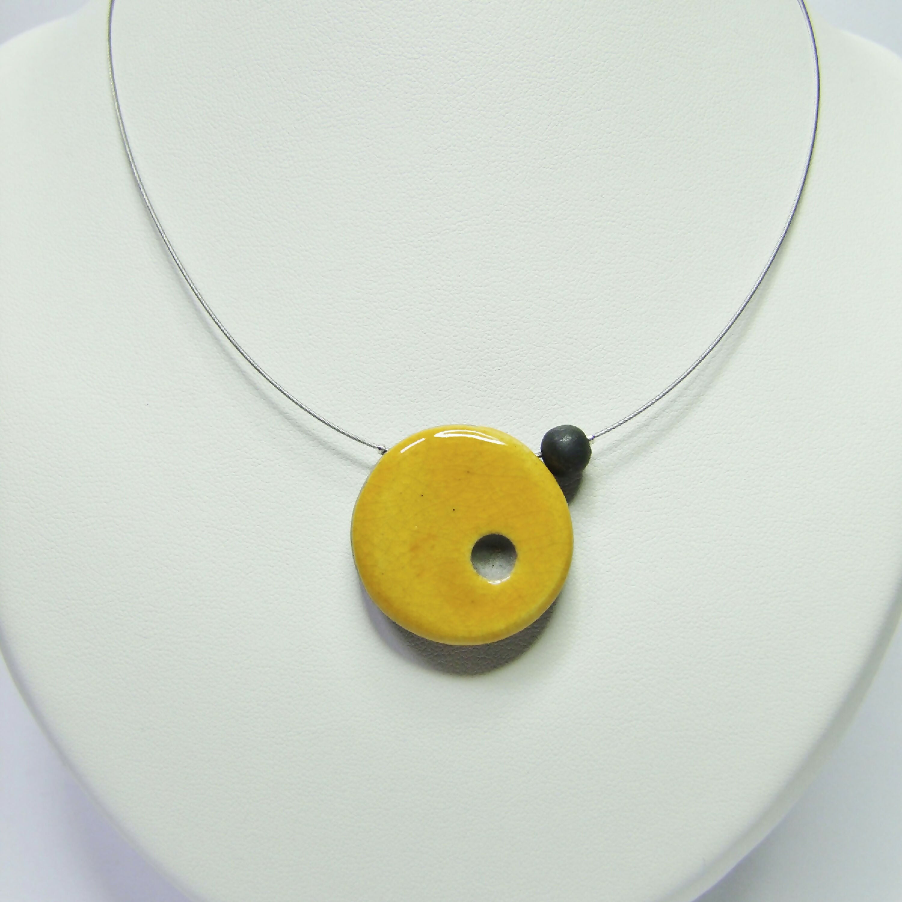 Collier Solo pointé jaune | EMPREINTES Paris