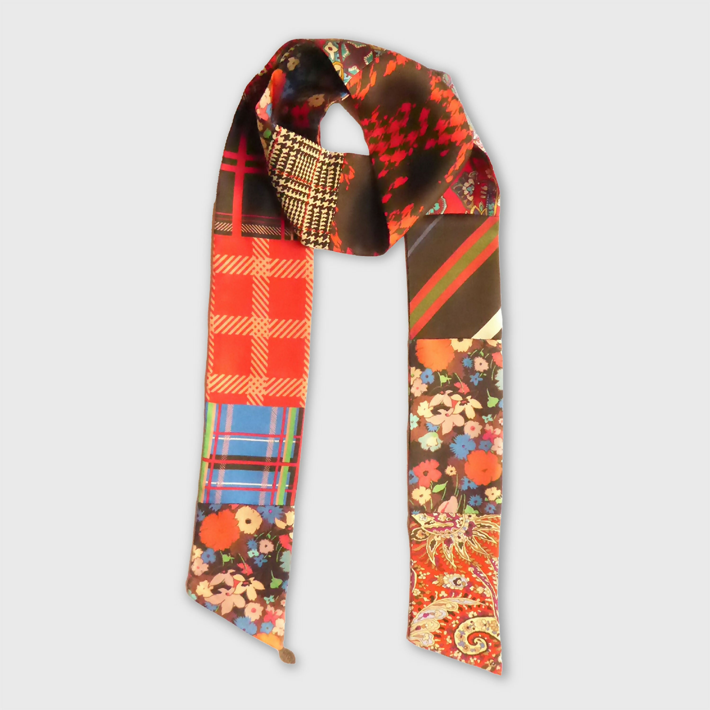 bandeau_soie_geometric_flower_rouge_maya_hochman copie | EMPREINTES Paris