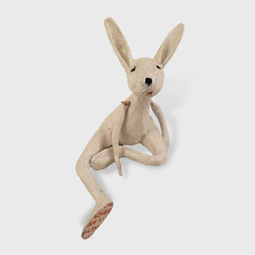 Sculpture papier Le lapin blanc | EMPREINTES Paris - EMPREINTES Paris