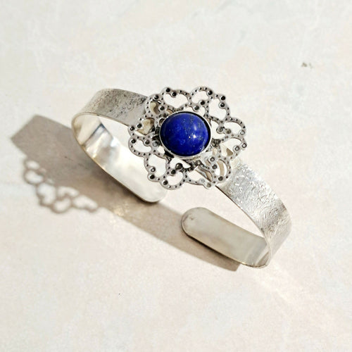 Bracelet argent lapis lazuli | EMPREINTES Paris - EMPREINTES Paris