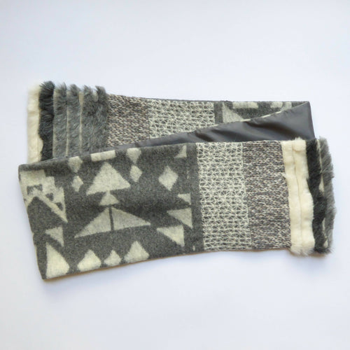 Écharpe hivernale - gris glacier | EMPREINTES Paris - EMPREINTES Paris