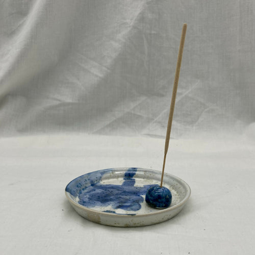 coupelle_porte_encens_bleu_laure_neumann copie | EMPREINTES Paris - EMPREINTES Paris