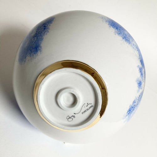 Vase Sérénité bleu Or | EMPREINTES Paris - EMPREINTES Paris