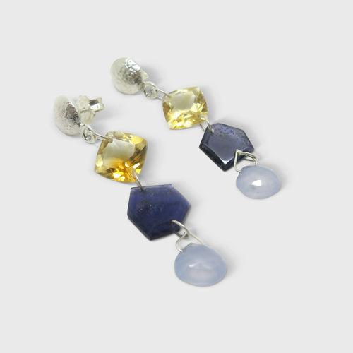 Boucles d’oreilles Argent et pierres fines | EMPREINTES Paris - EMPREINTES Paris