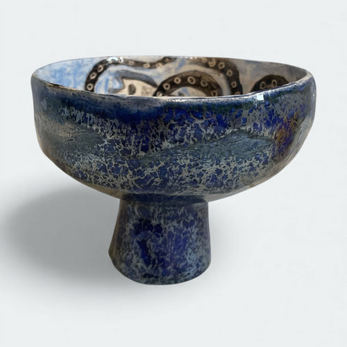 Coupelle bleue au poulpe | EMPREINTES Paris - EMPREINTES Paris