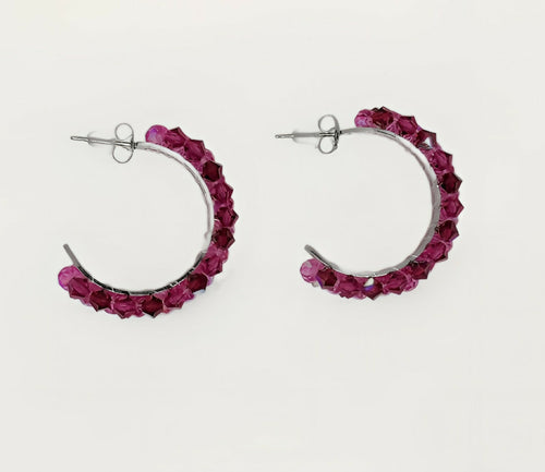 boucles_doreilles_creoles_cristal_refractions_en_chaines_rec_bijoux | EMPREINTES Paris - EMPREINTES Paris