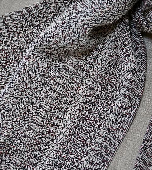 echarpe_degrade_blanc_creme_creation_tissages_francois_vieillard copie | EMPREINTES Paris - EMPREINTES Paris