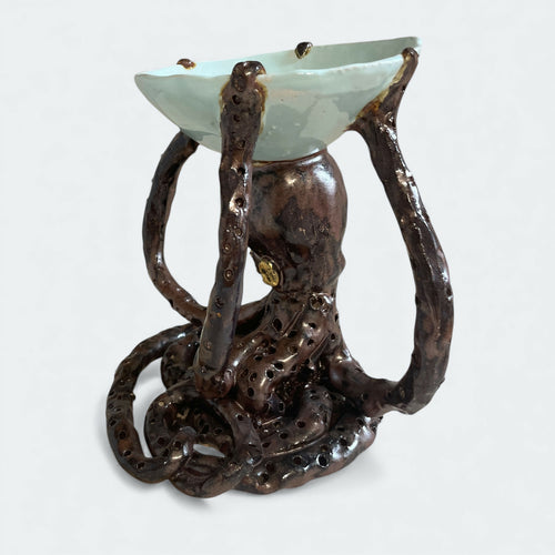 Coupe au poulpe caryatide bronze | EMPREINTES Paris - EMPREINTES Paris