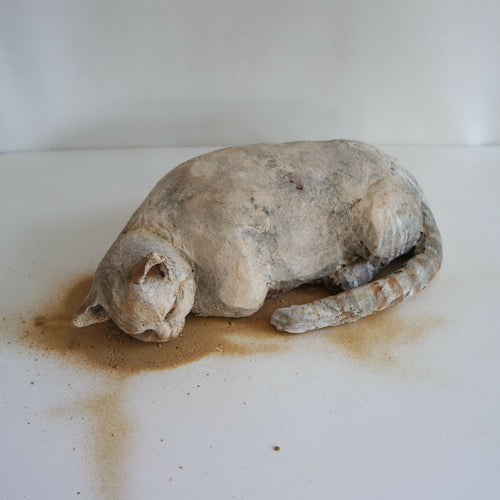 Sculpture Chat endormi | EMPREINTES Paris - EMPREINTES Paris