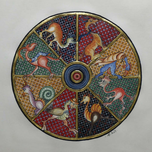 enluminure_la_roue_annie_bouyer_enluminure copie | EMPREINTES Paris - EMPREINTES Paris