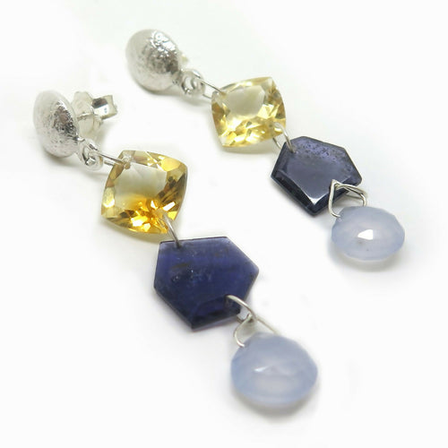 Boucles d’oreilles Argent et pierres fines | EMPREINTES Paris - EMPREINTES Paris