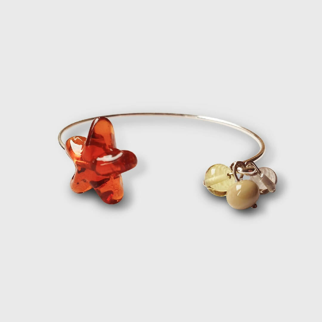 Bracelet jonc Etoile ambre | EMPREINTES Paris