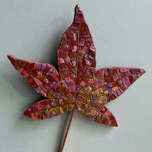 feuille_mosaique_liquidambar_musea_mosaique copie | EMPREINTES Paris - EMPREINTES Paris