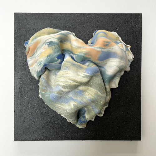 Bas relief tableau collection Cœur porcelaine Nériage 2 | EMPREINTES Paris - EMPREINTES Paris