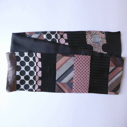 Écharpe bijou - Graphique rose | EMPREINTES Paris - EMPREINTES Paris