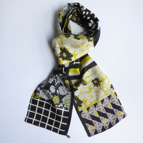 echarpe_soie_graphic_floral_noir_jaune_maya_hochman copie | EMPREINTES Paris - EMPREINTES Paris