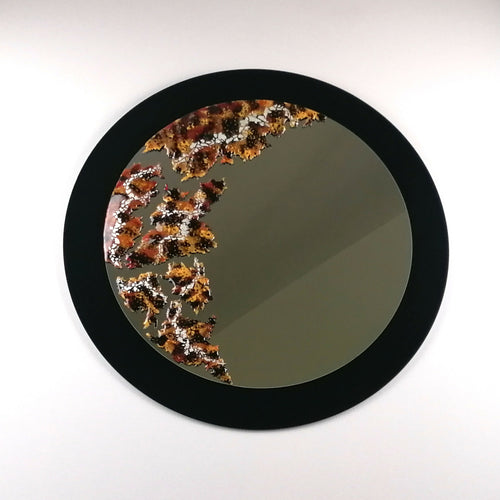 Miroir en émail sur cuivre - Départ pour Mars | EMPREINTES Paris - EMPREINTES Paris