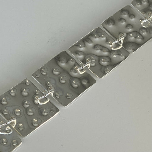 bracelet_en_argent_massif_martele_squares_artyssia copie | EMPREINTES Paris - EMPREINTES Paris